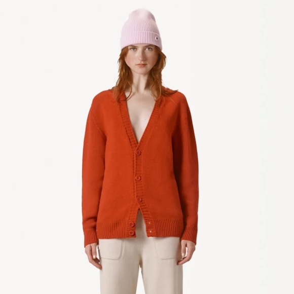 Sheep Inc. Sweaters - Sheep Inc. The Cardigan in Tomato